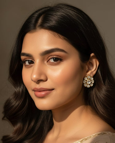 Drop Polki Earrings
